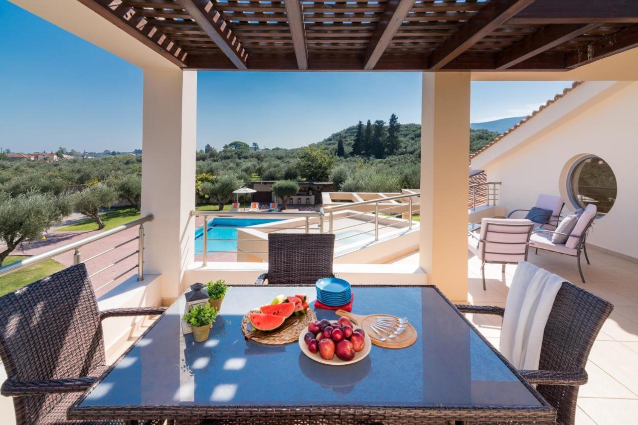 Astarte Villas - Istar Villa With Tennis Court Makhairádhon Eksteriør billede