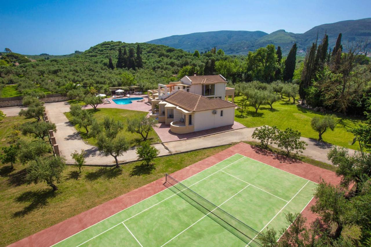 Astarte Villas - Istar Villa With Tennis Court Makhairádhon Eksteriør billede